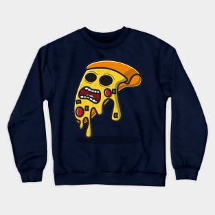 spooky pizza Crewneck Sweatshirt